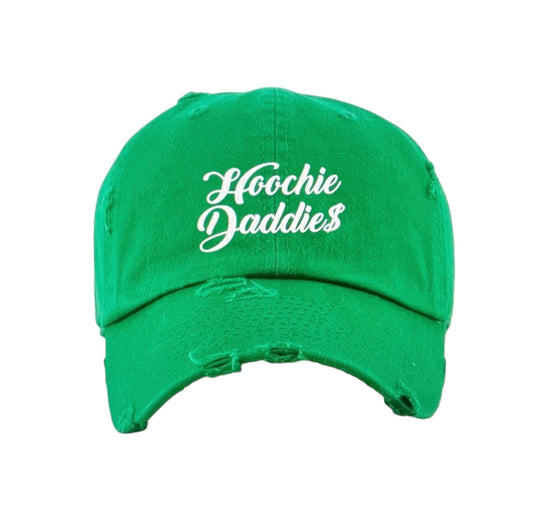 A Hoochie Daddies Hat Green w/ White Lettering